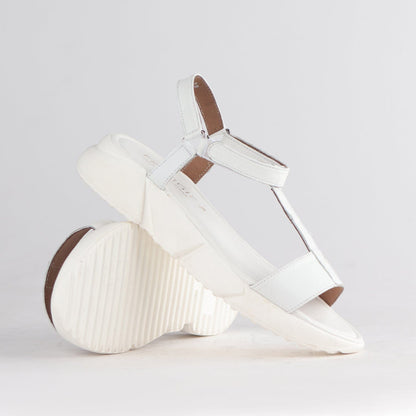 Froggie Shoes Shoes Strap Slingback Sandal in White - 12499