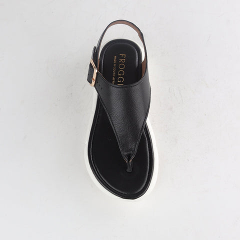 Thong Sandal in Black - 12709