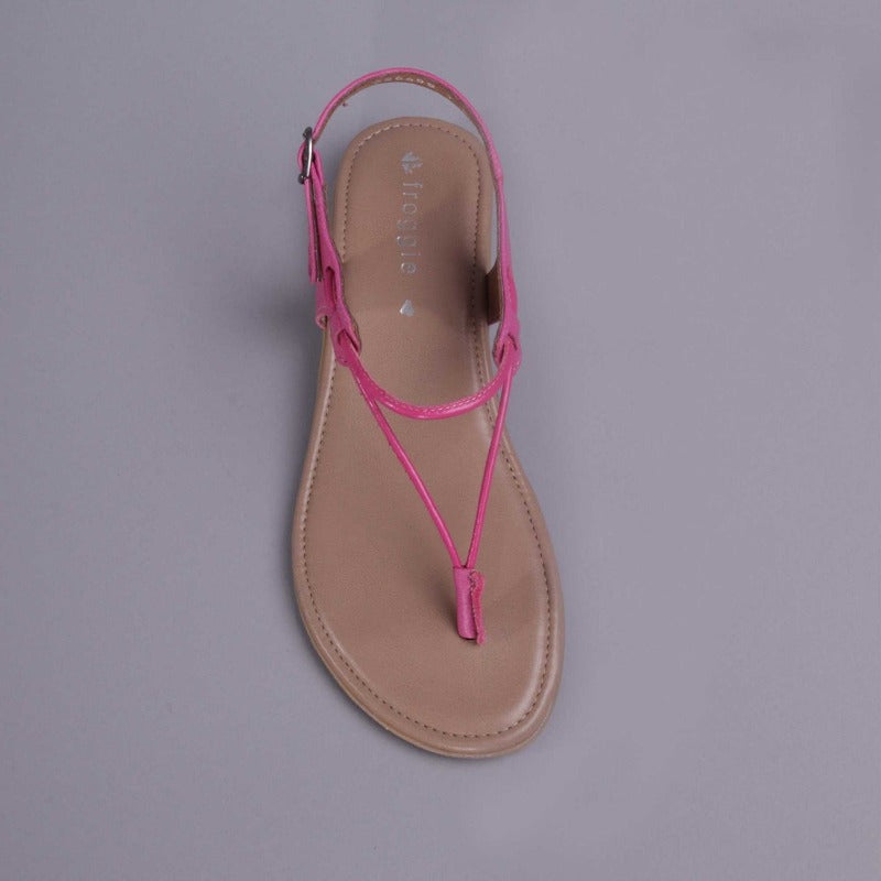 Rue21 Women's N1124 Size 9 Pink Thong Sandals Flats NWT Neon | eBay