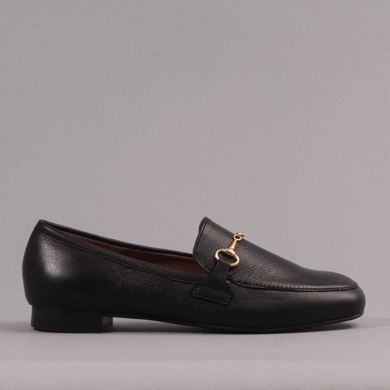 Loafer with Gold Trim in Black - Froggie ZA your step, our shoes ...