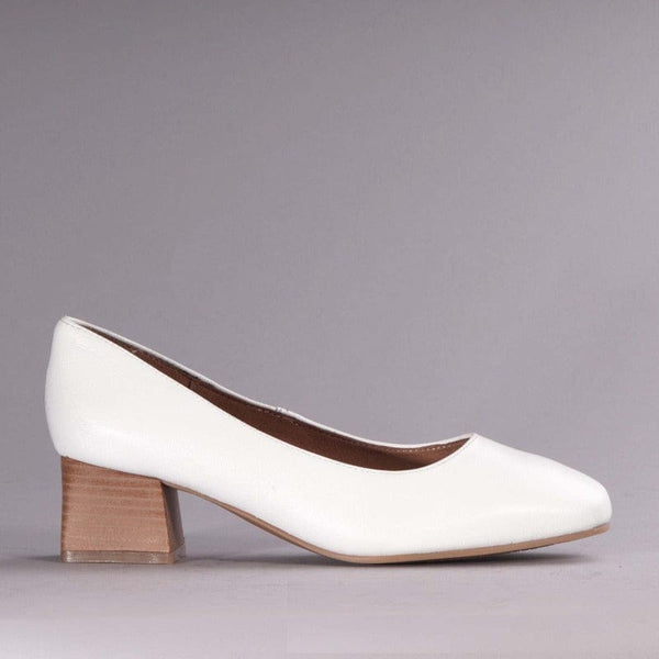 White store court shoes