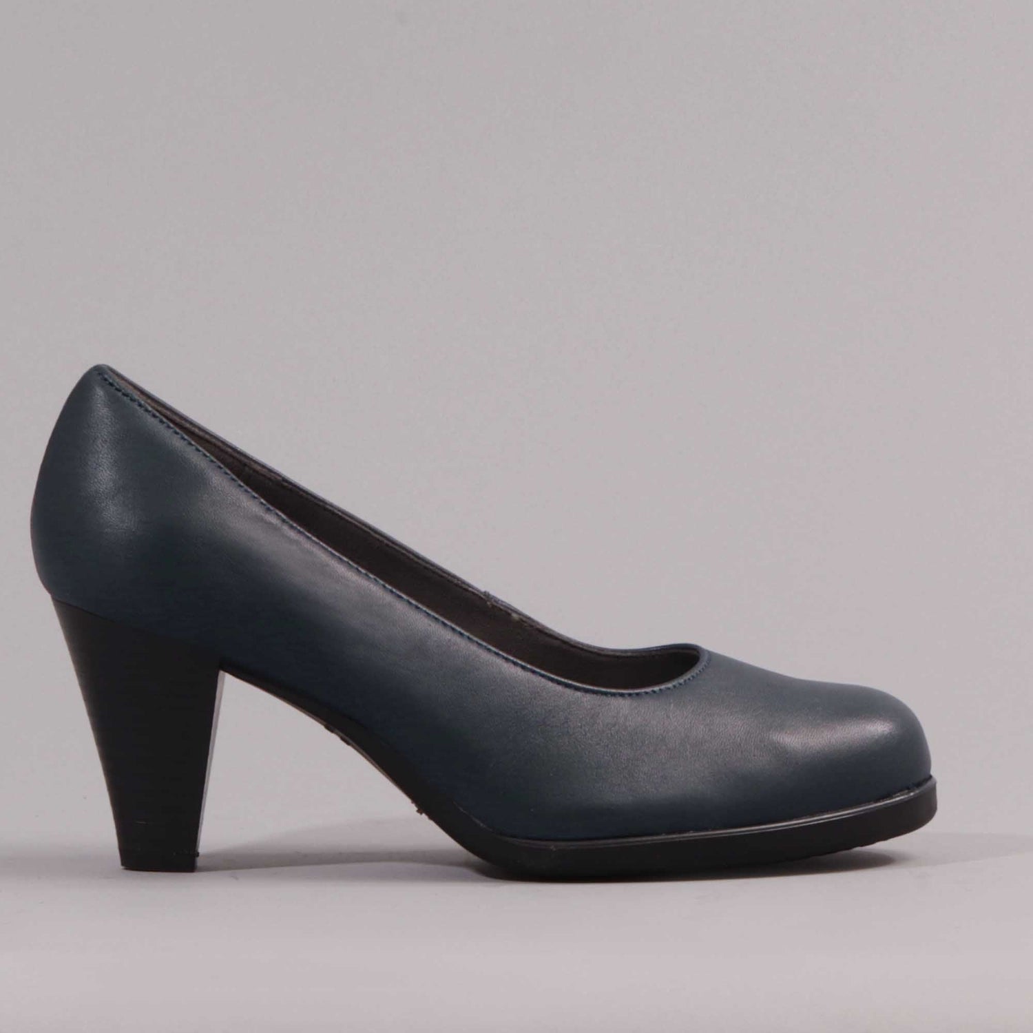 Factory Shop Shoes 4 / Navy / 10510 Court Shoe in Navy - 10510