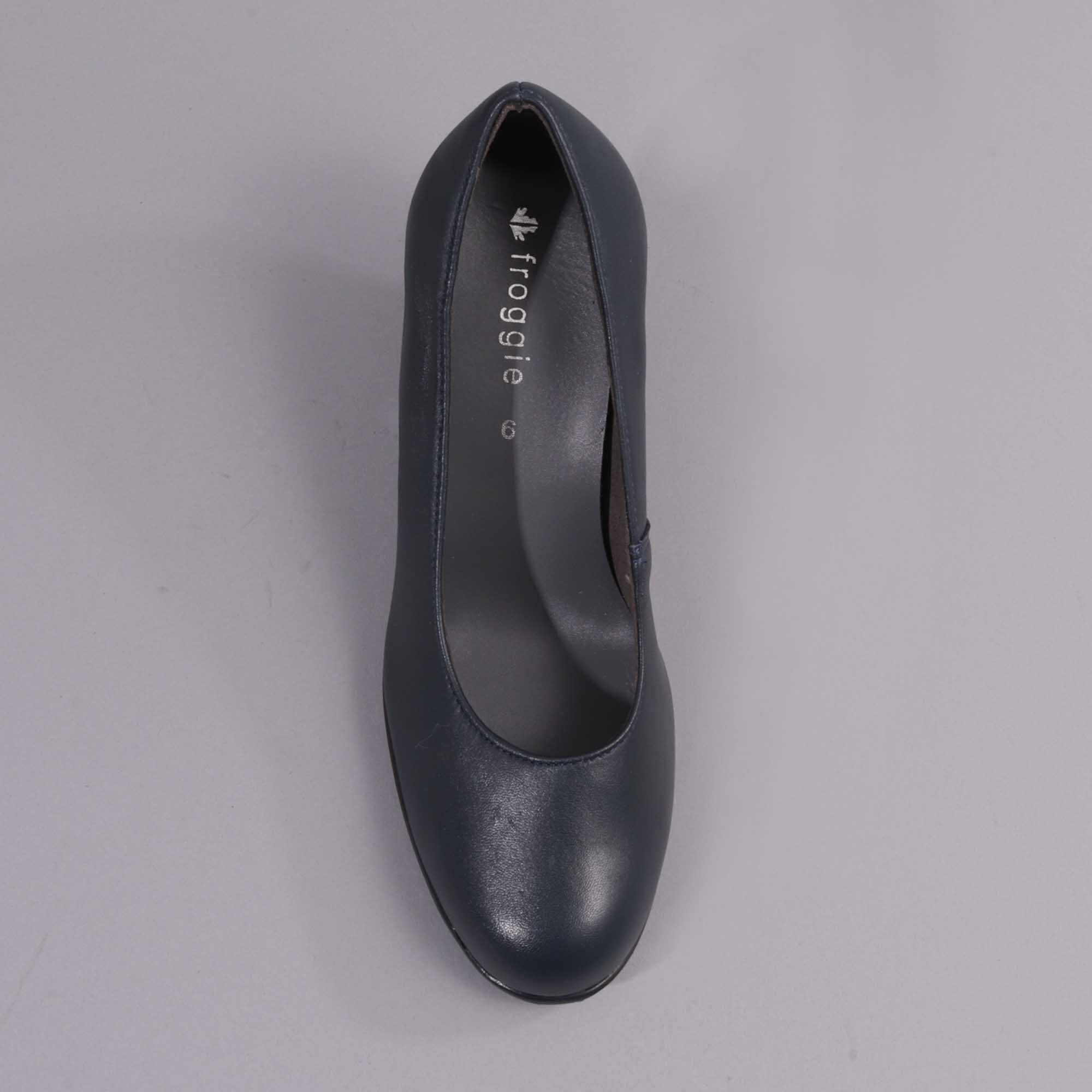 Factory Shop Shoes Court Shoe in Navy - 10510