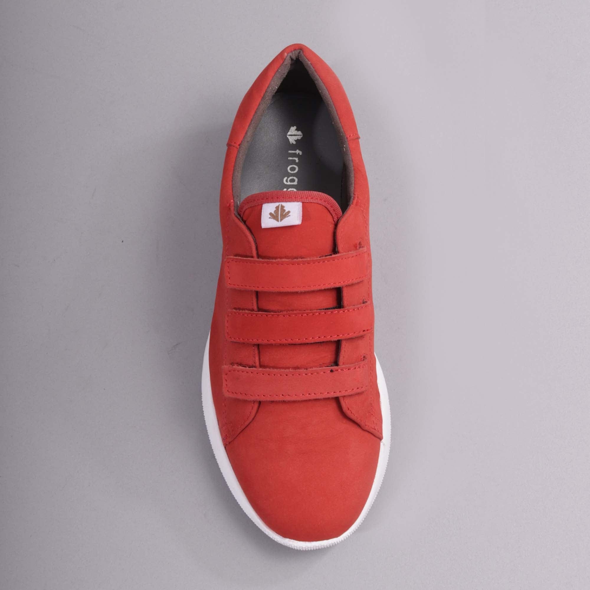 Factory Shop Shoes Velcro straps sneakers in red - 12381