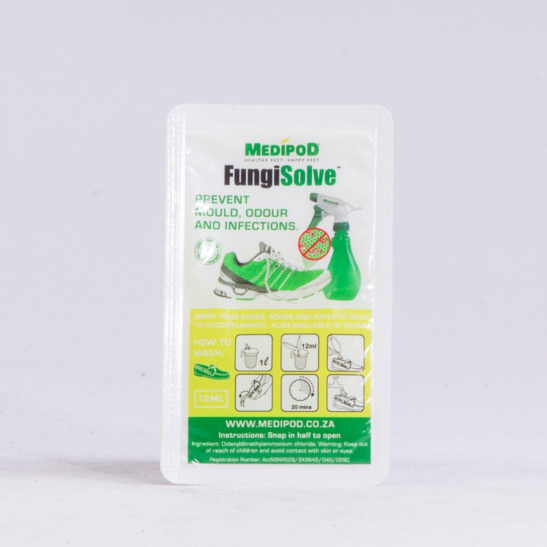 Froggie Shoes accessories None / None / 132-137 Medipod Fungisolve Shoe Disinfectant (50ml) Concentrate - 132-137